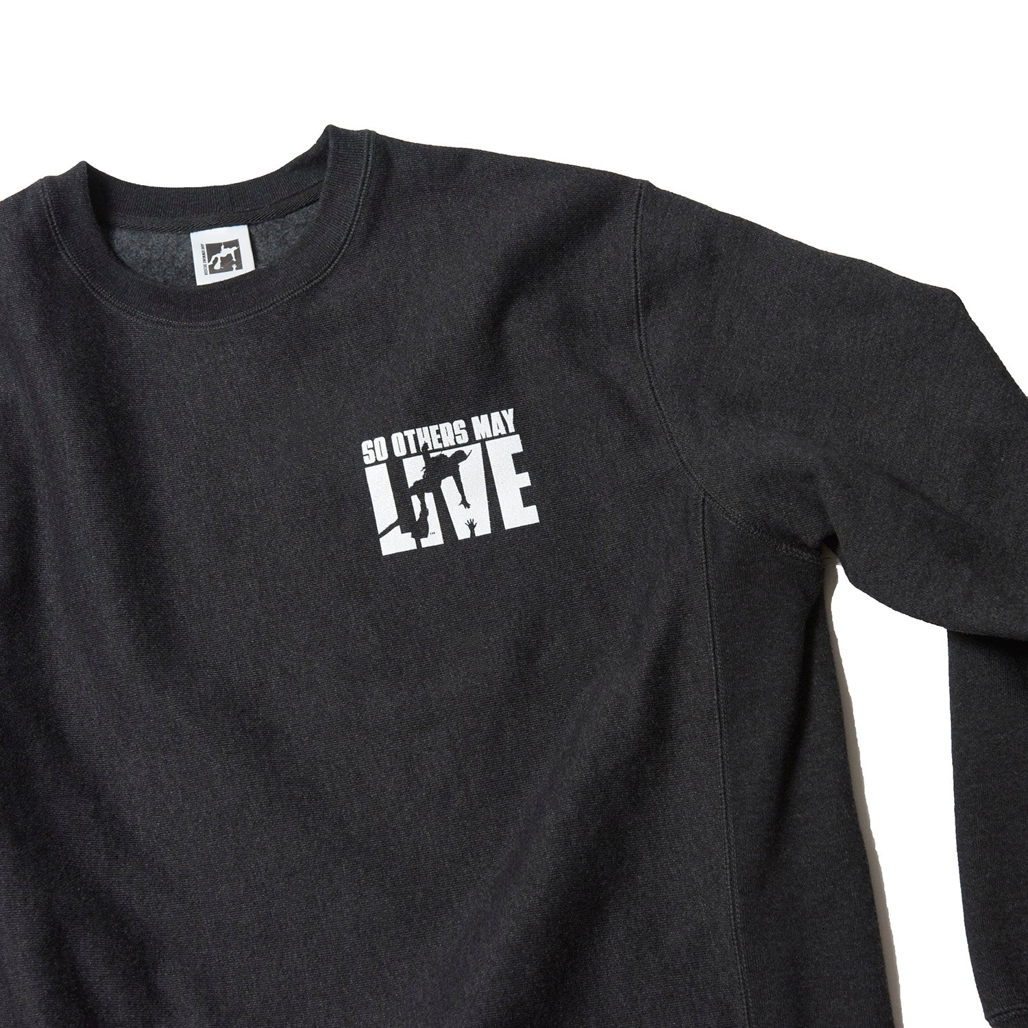 "So Others May Live" Premium Heavyweight Cross Grain Crewneck